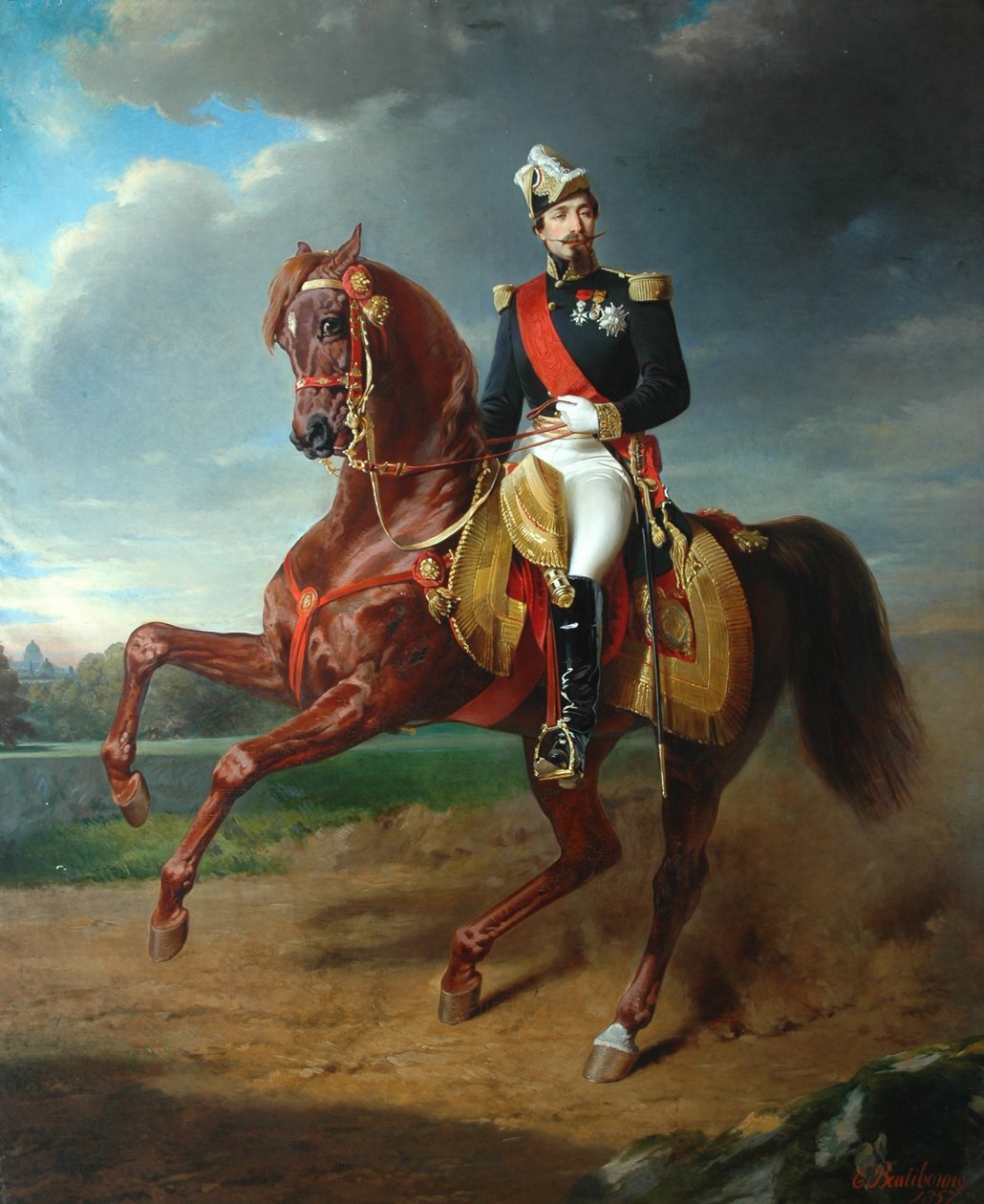 Karol Ludwik Napoleon Bonaparte, 1857 autorstwa Charles Edouard Boutibonne