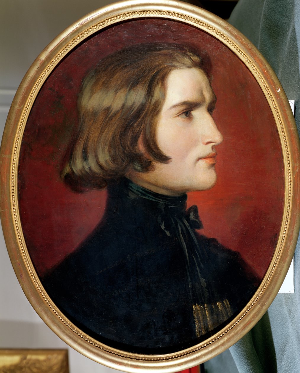 Portret Franciszka Liszta (1811-86) 1838 autorstwa Charles Edouard Boutibonne