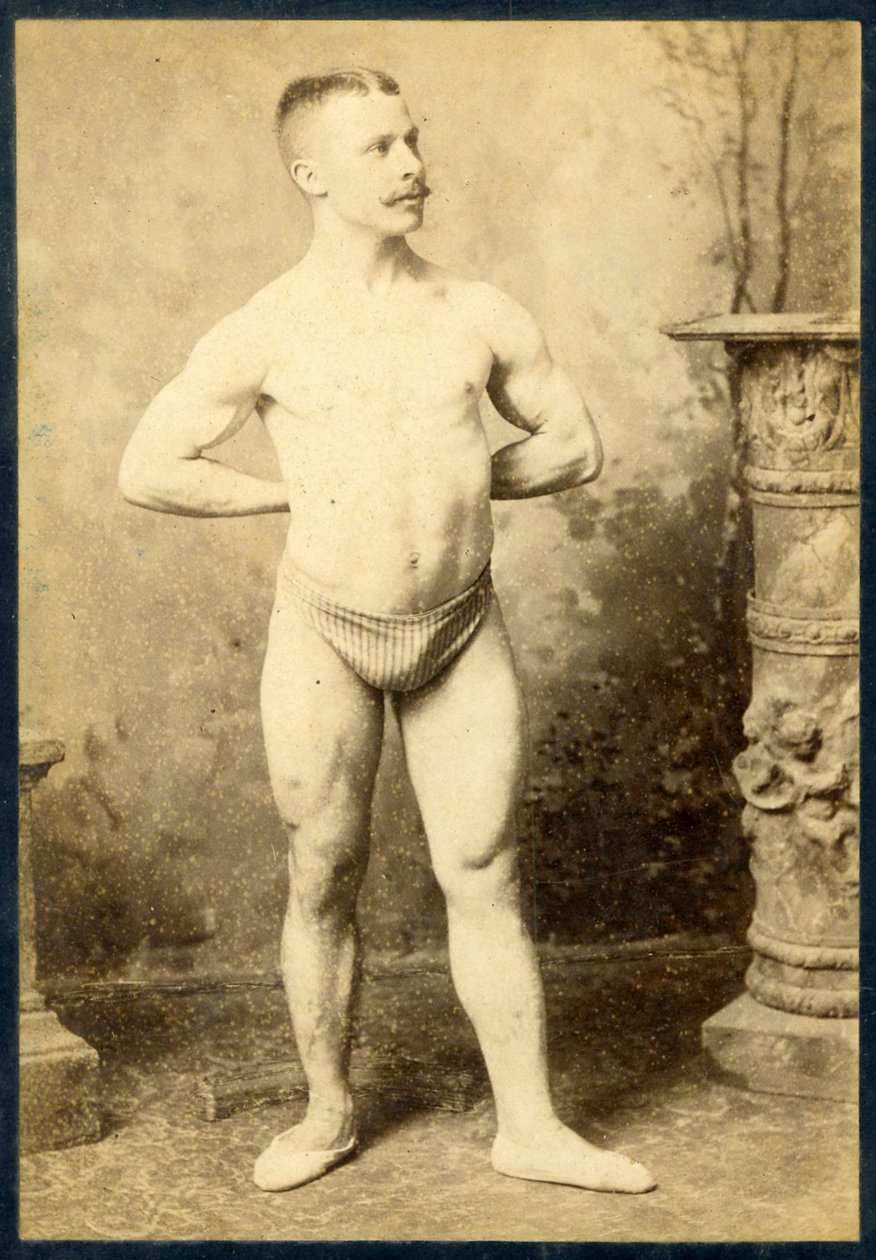 Portret siłacza, ok. 1890 autorstwa Charles Eisenmann