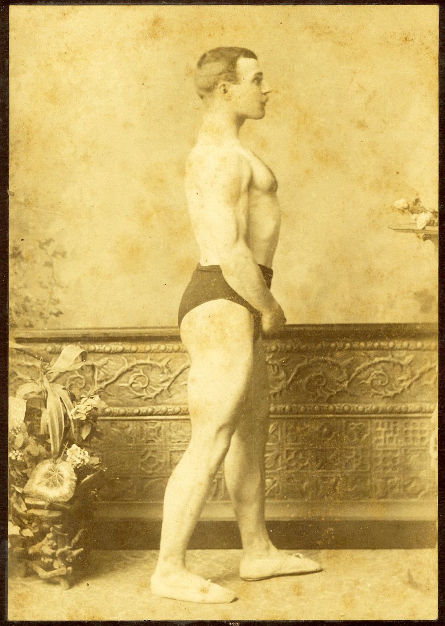 Portret siłacza, ok. 1890 autorstwa Charles Eisenmann
