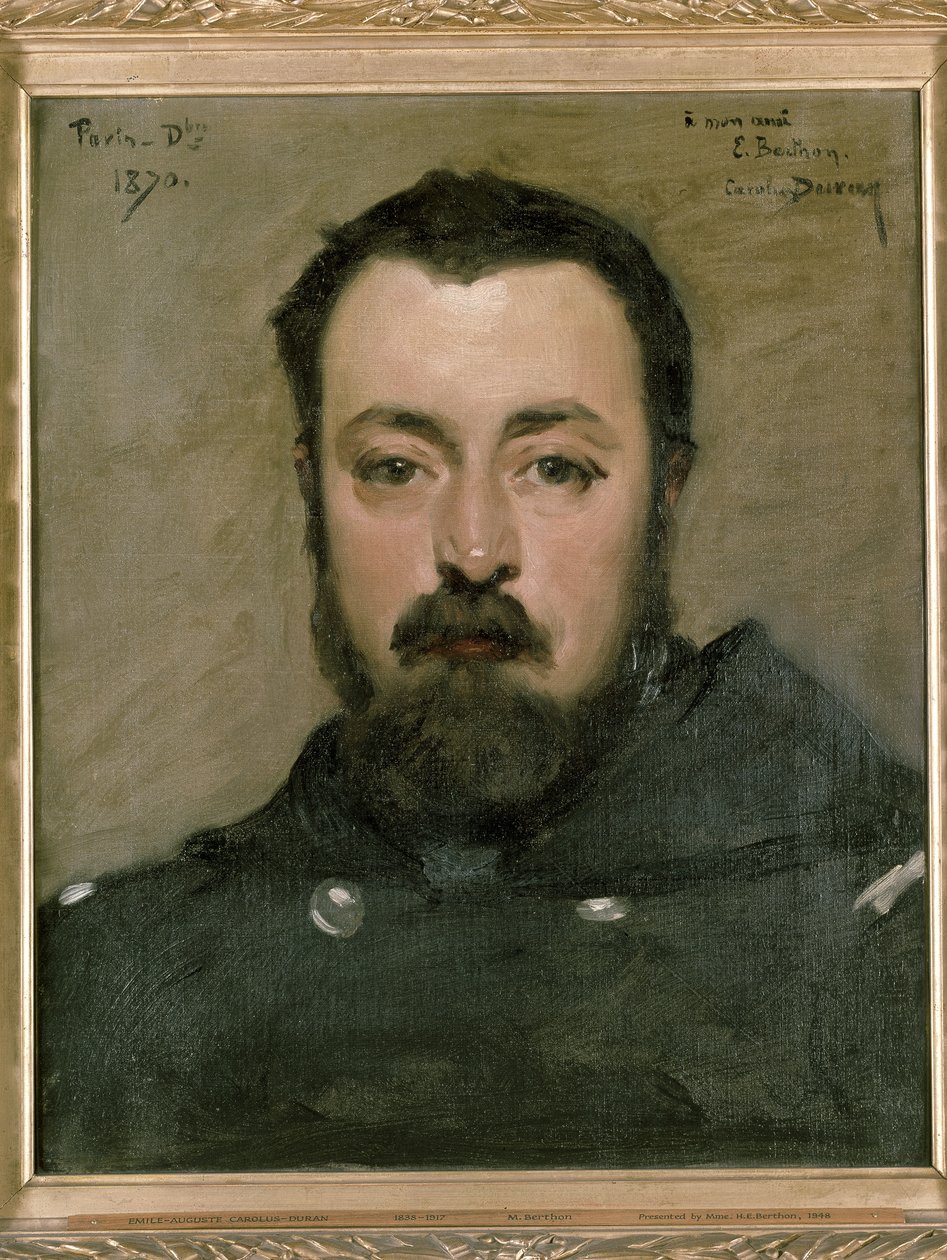 Portret M. Berthona, 1870 autorstwa Charles Emile Auguste Carolus Duran