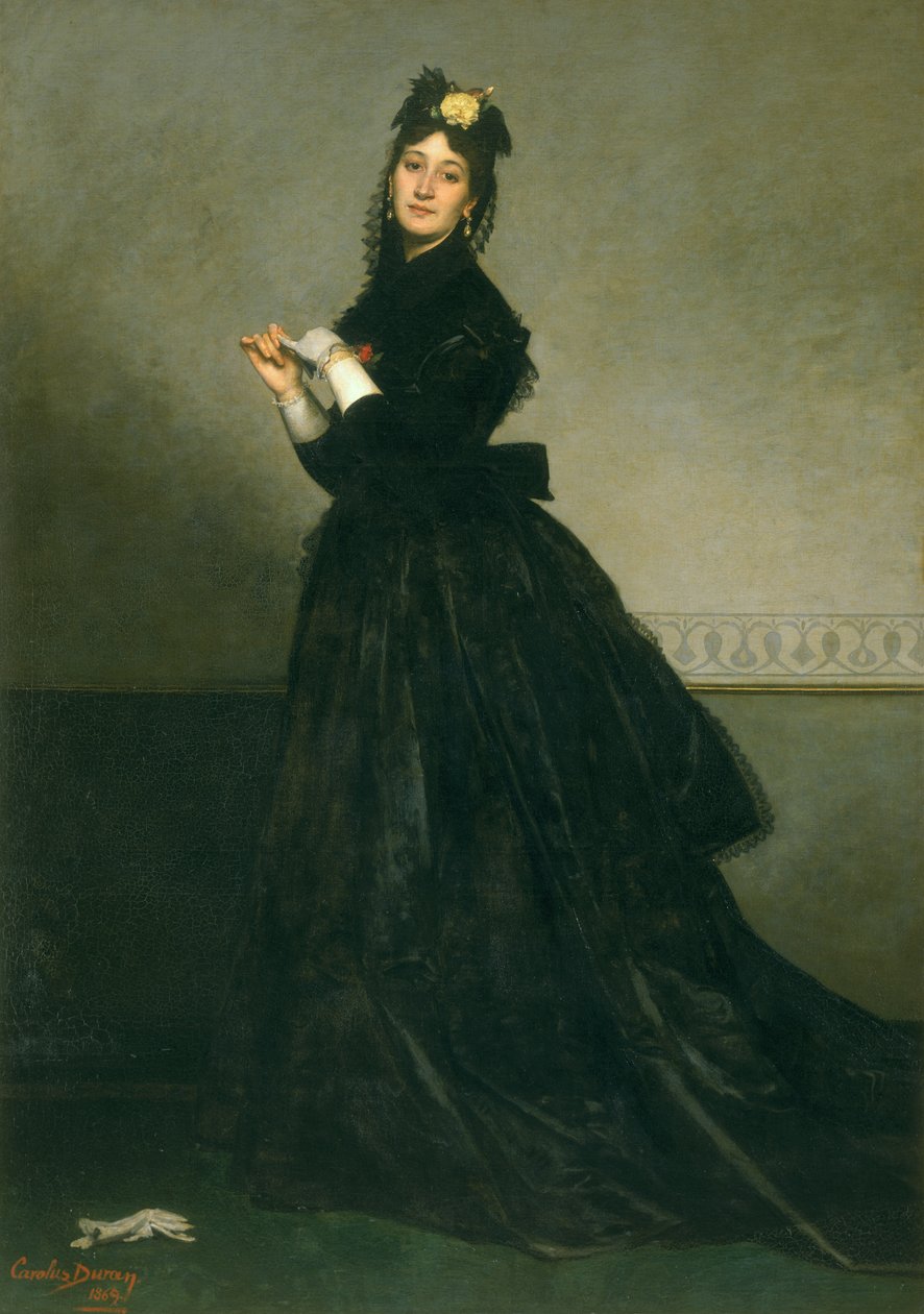 Kobieta w rękawiczce, 1869 autorstwa Charles Emile Auguste Carolus Duran
