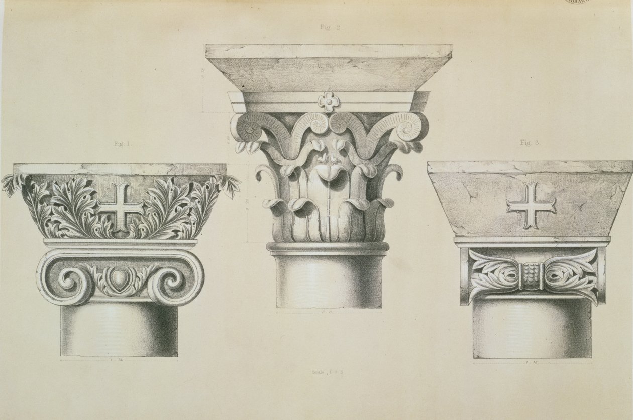 Demetriusza w Tesalonice, wyd. Day und Son autorstwa Charles Felix Marie Texier