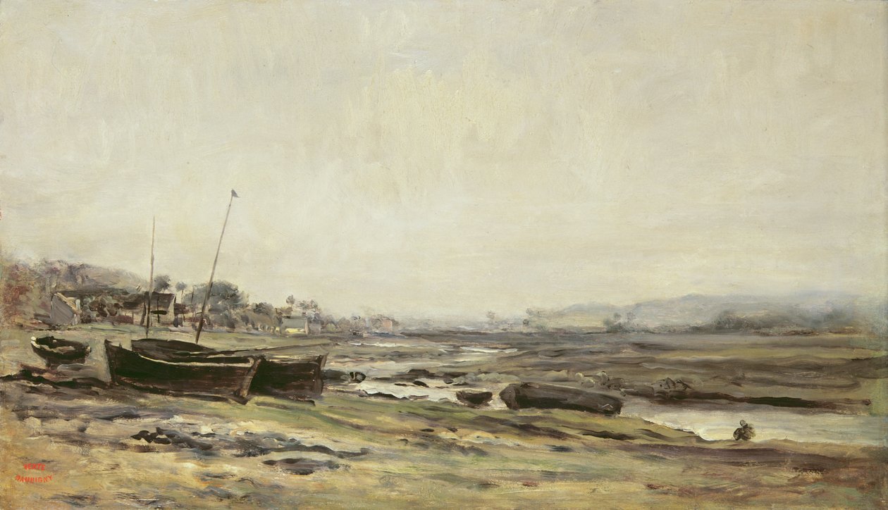 Łodzie rybackie autorstwa Charles Francois Daubigny