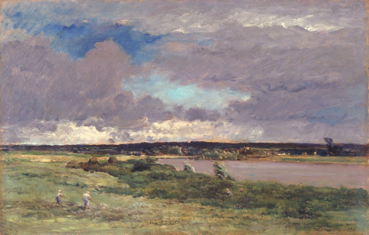 Nadchodząca burza: wczesna wiosna, 1874 autorstwa Charles Francois Daubigny
