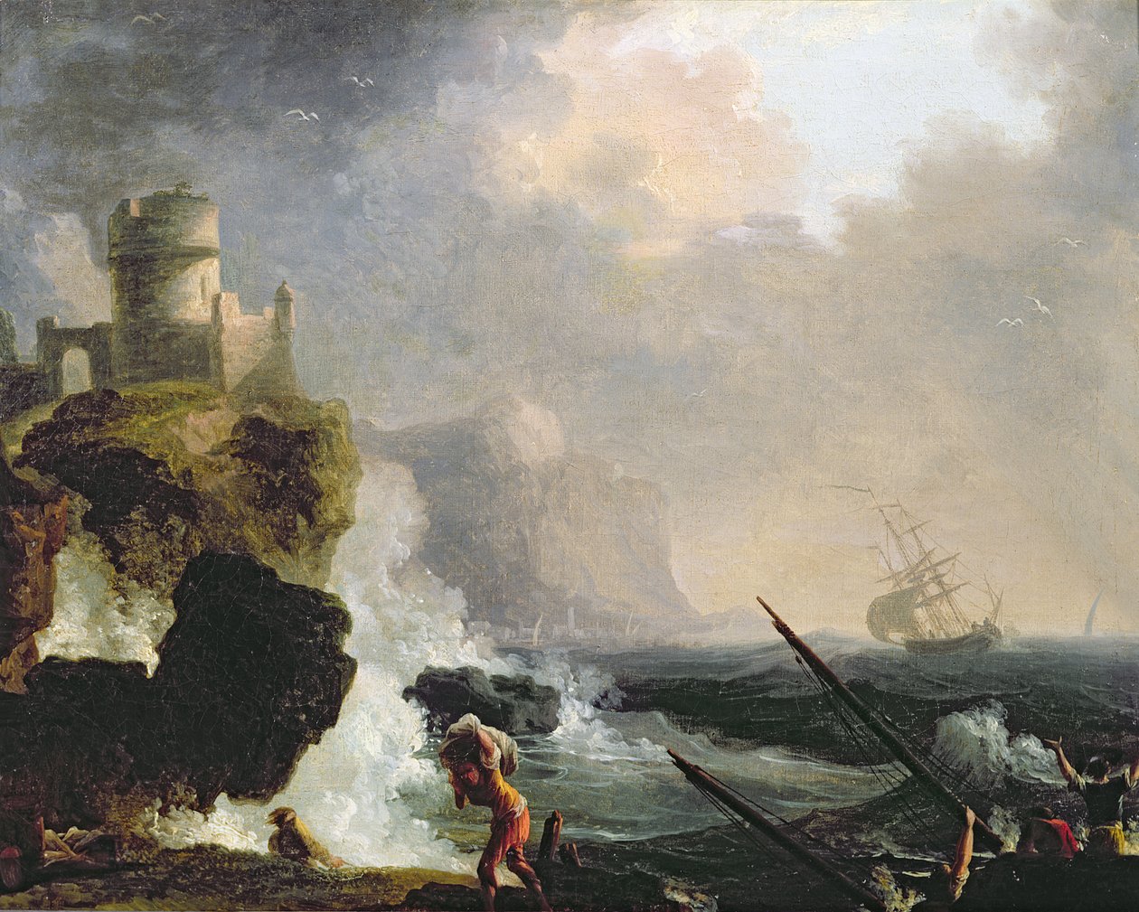 Burza autorstwa Charles Francois Lacroix de Marseille