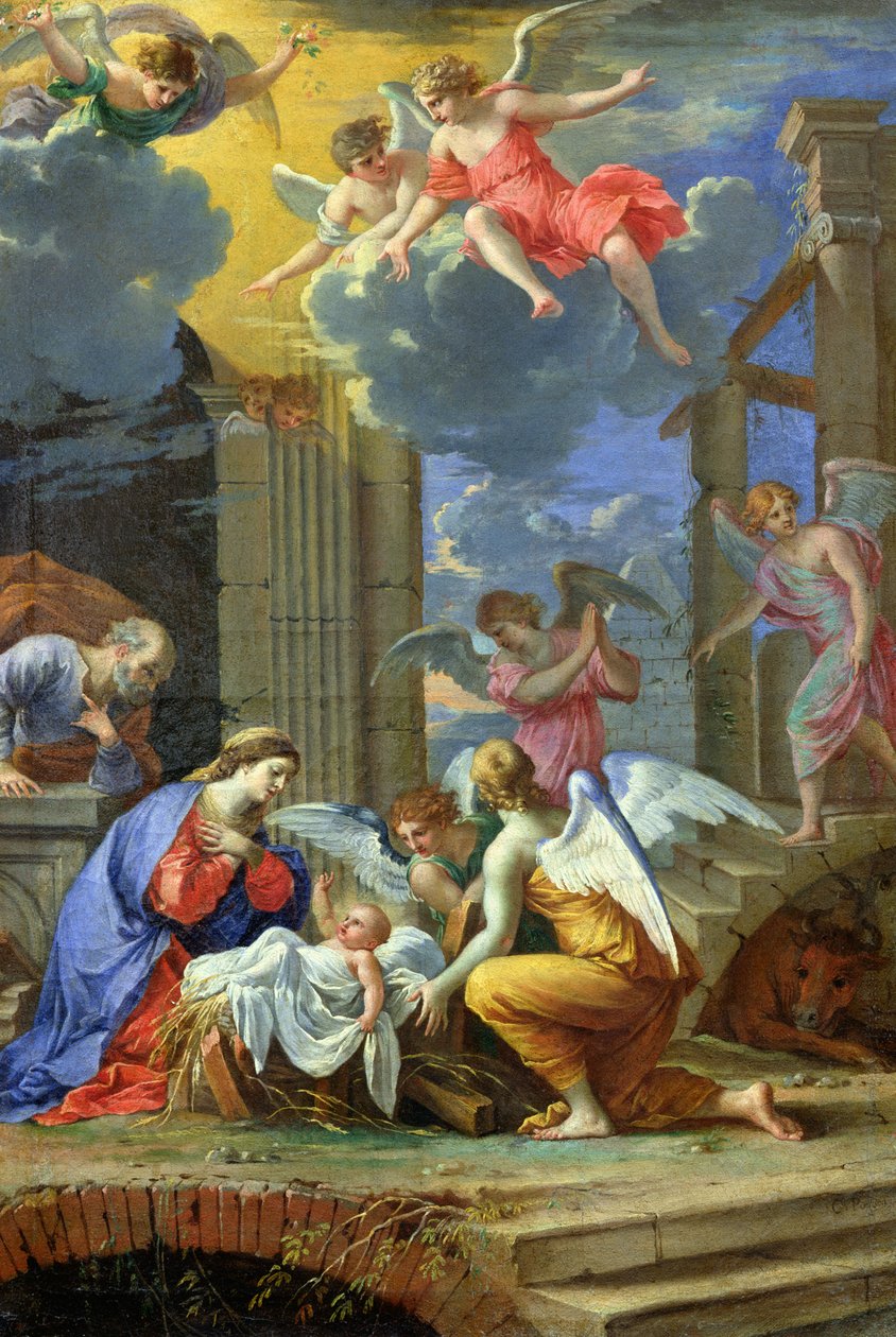 Narodzenia, 1667 autorstwa Charles Francois Poerson