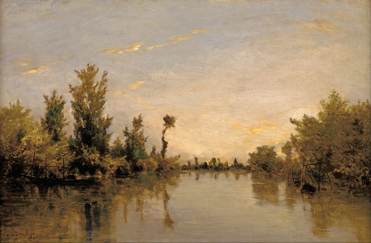 Brzegi Sekwany autorstwa Charles Francois Daubigny