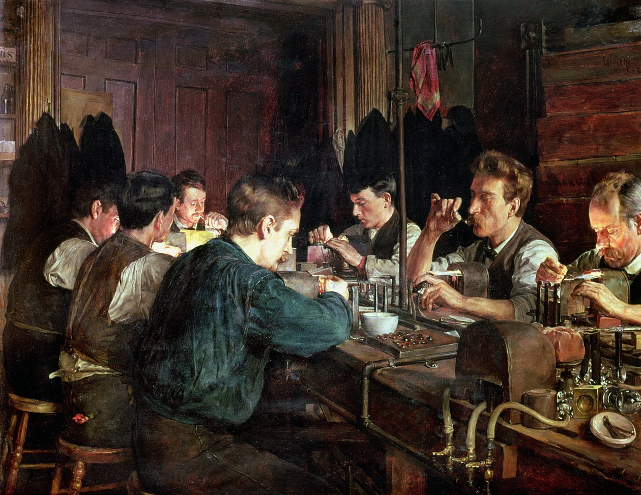 Dmuchacze szkła, 1883 autorstwa Charles Frederic Ulrich
