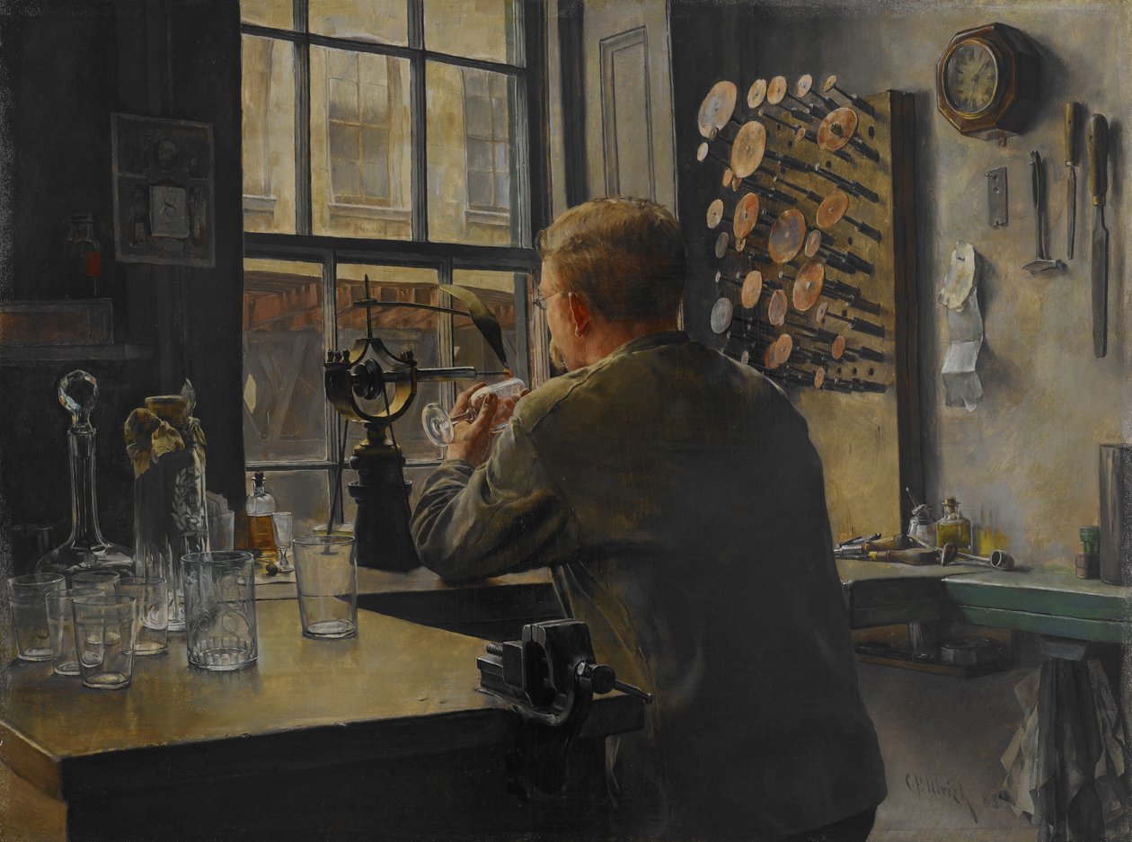 Grawer szkła autorstwa Charles Frederic Ulrich