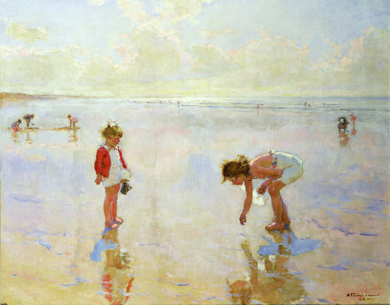 Scena na plaży autorstwa Charles Garabed Atamian