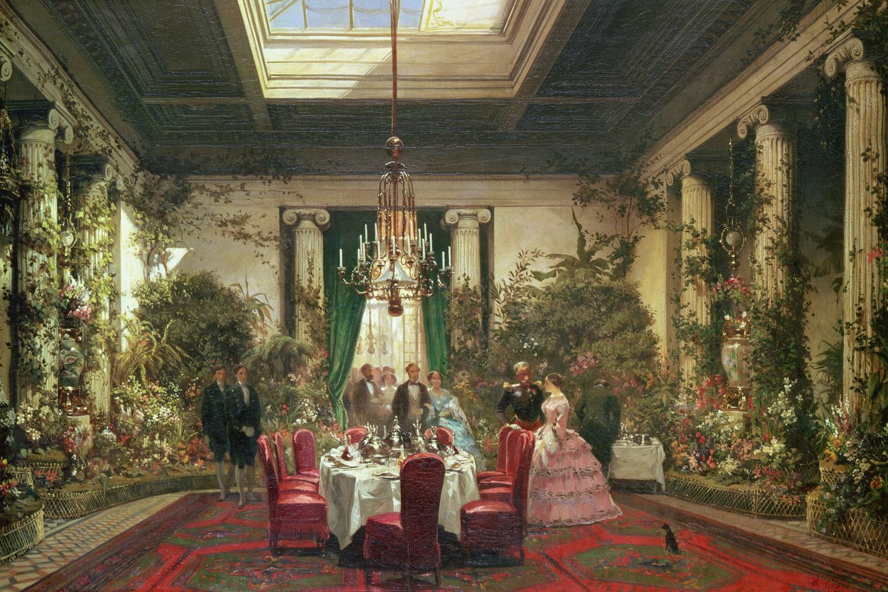 Salle-a-Manger księżniczki Matyldy, rue de Courcelles, Paryż autorstwa Charles Giraud