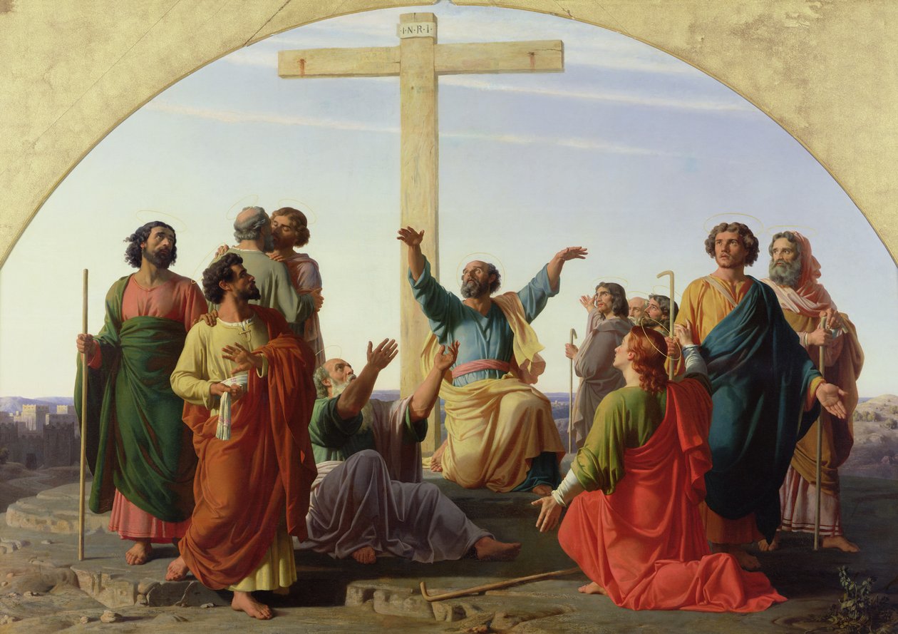 Odejście apostołów, 1845 autorstwa Charles Gleyre