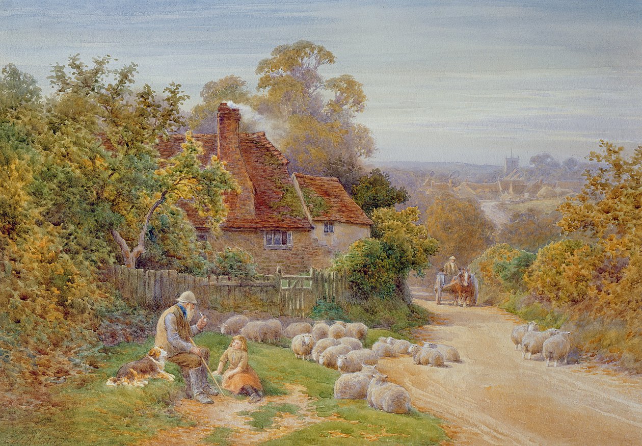 Poilsis beje poli autorstwa Charles James Adams