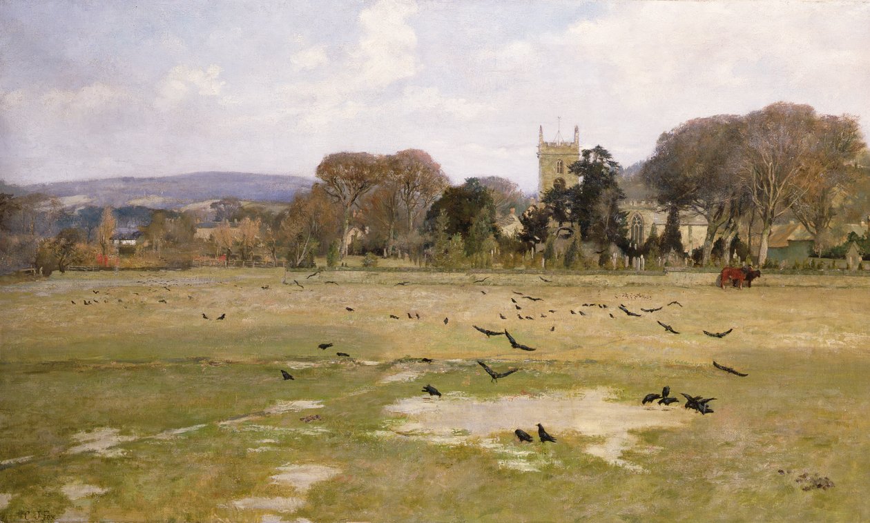 Wioska autorstwa Charles James Fox