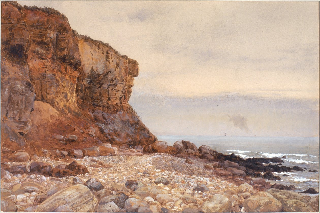 W pobliżu molo Tynemouth (kolor nadwozia i toaleta na papierze) autorstwa Charles James Spence