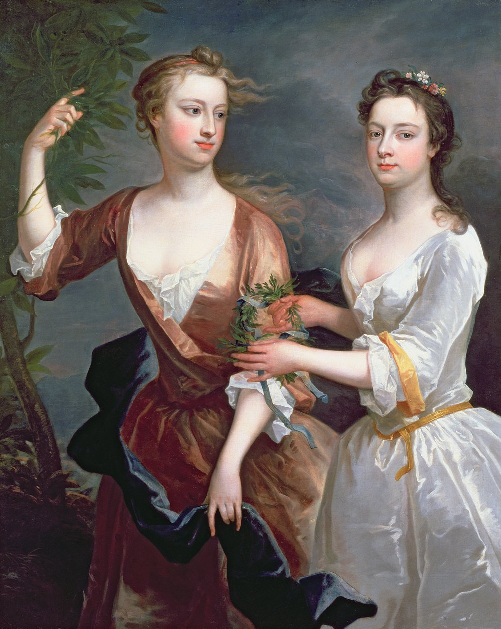 Marta i Teresa Blount, 1716 autorstwa Charles Jervas