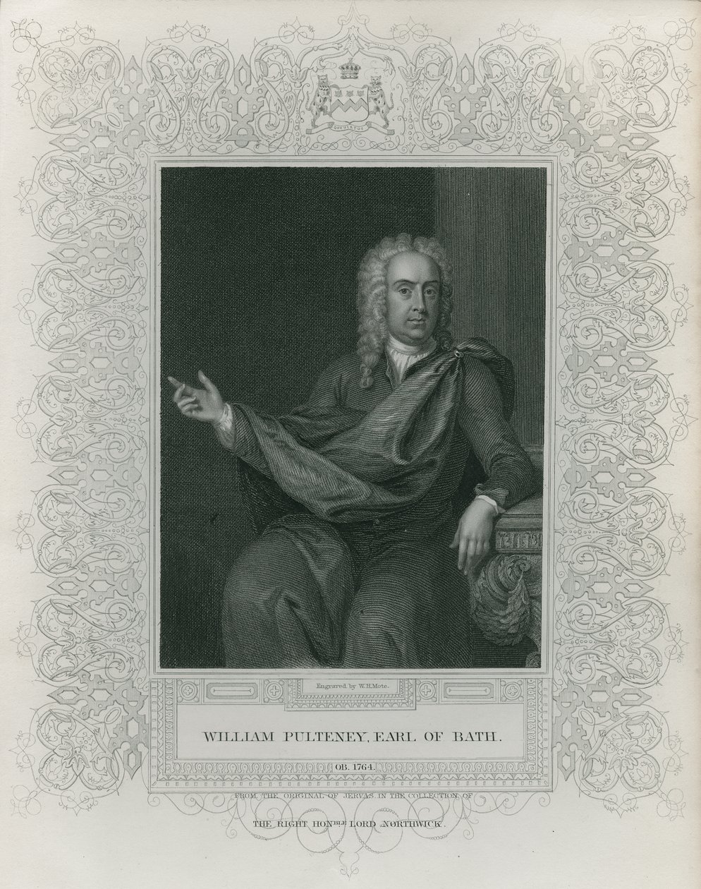 Sir William Pulteney, hrabia Bath autorstwa Charles Jervas