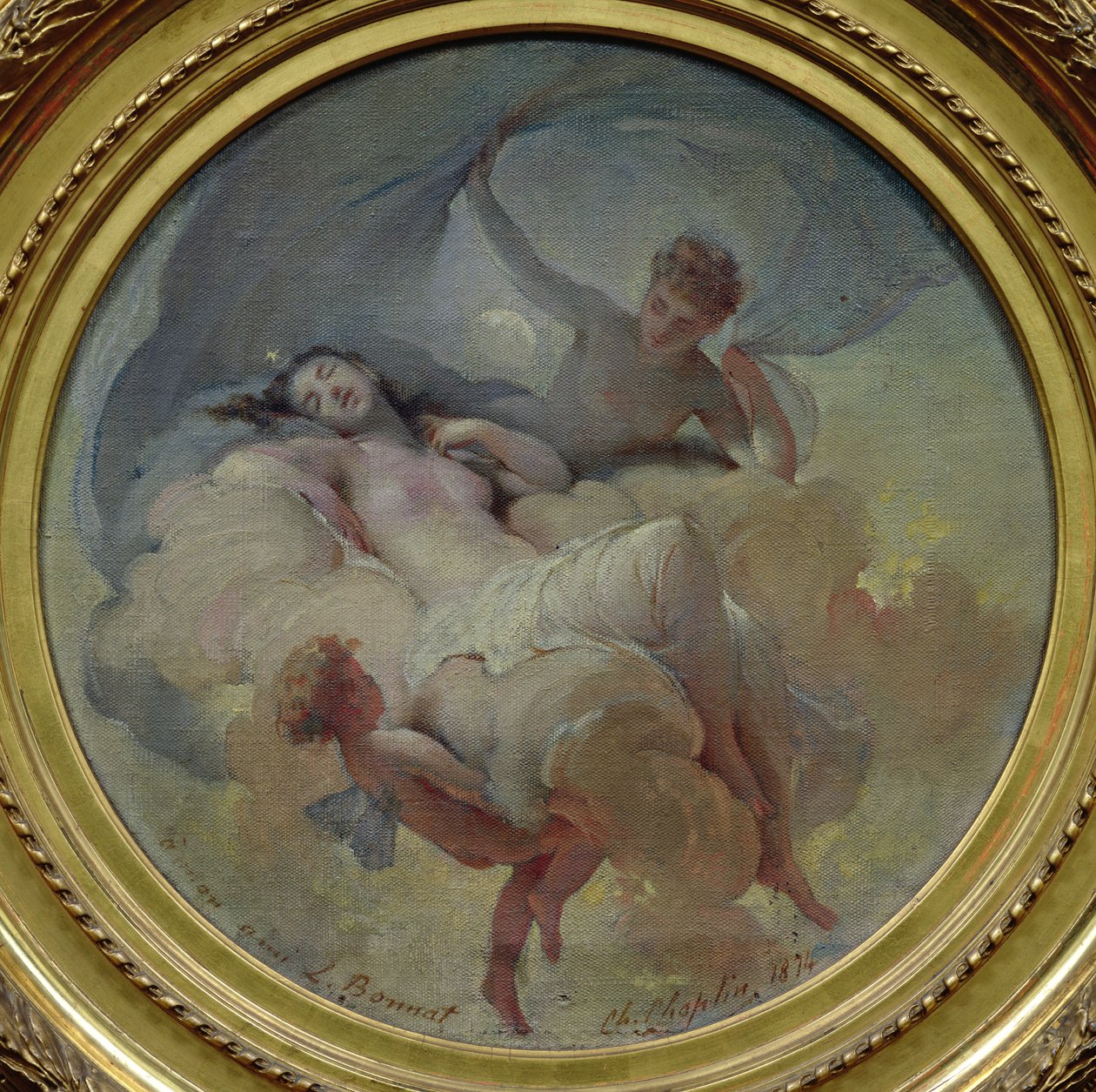 Alegoria Nocy, 1874 autorstwa Charles Joshua Chaplin