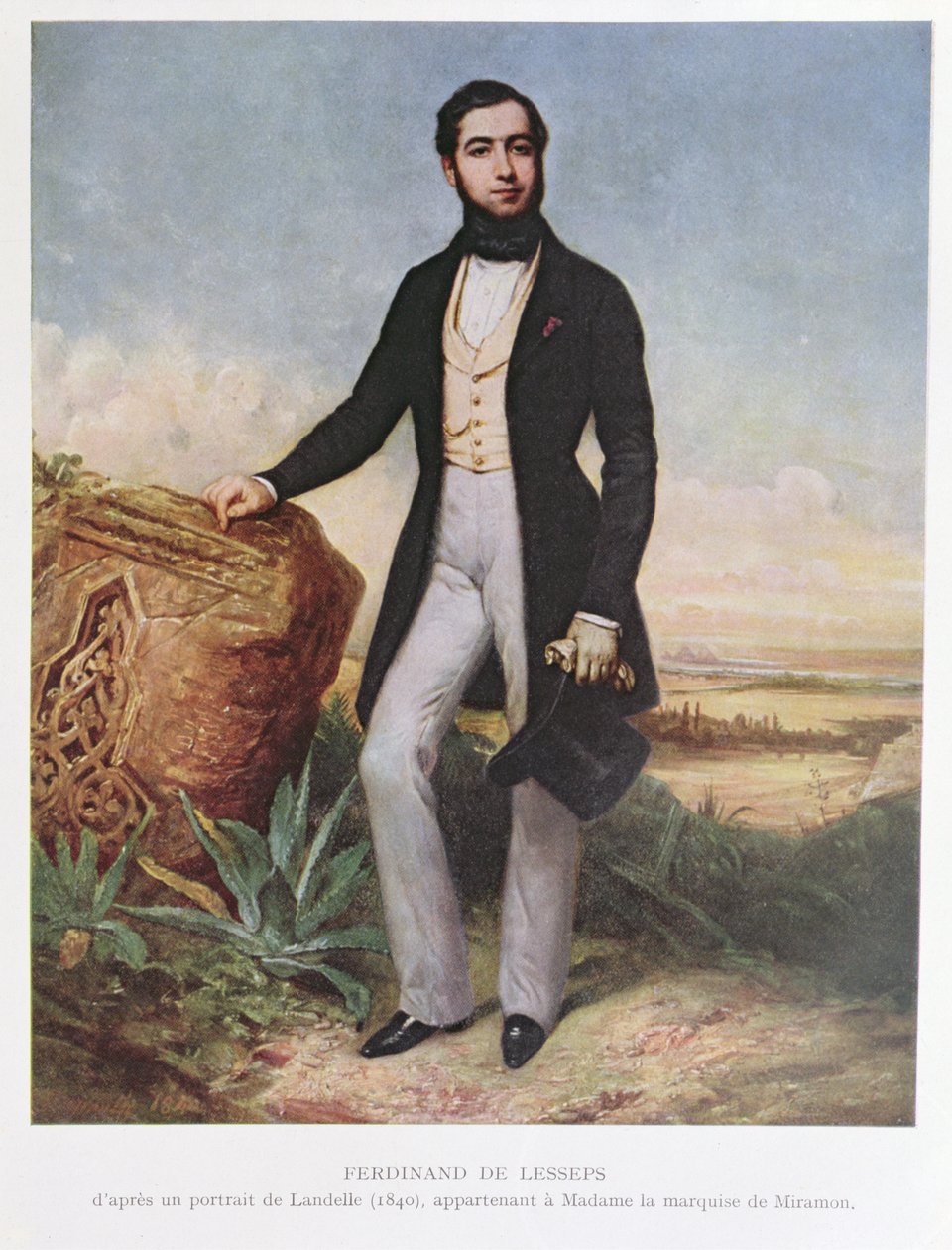Ferdynand de Lesseps, 1840 autorstwa Charles Landelle