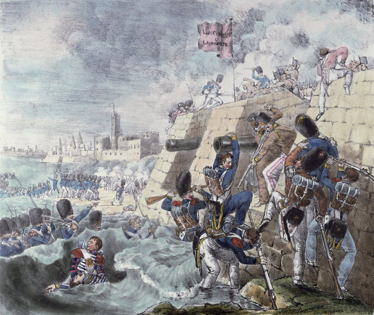 Zdobycie fortu Trocadero, 31 sierpnia 1823 r. autorstwa Charles Lasteyrie du Saillant