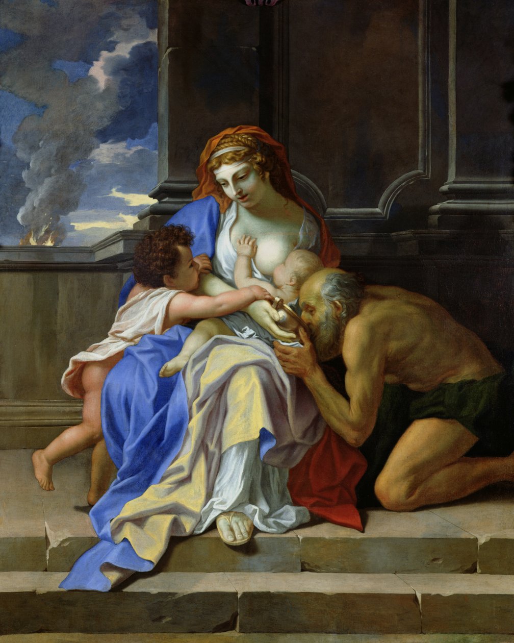 Alegoria miłości, ok. 1642-48 autorstwa Charles Le Brun