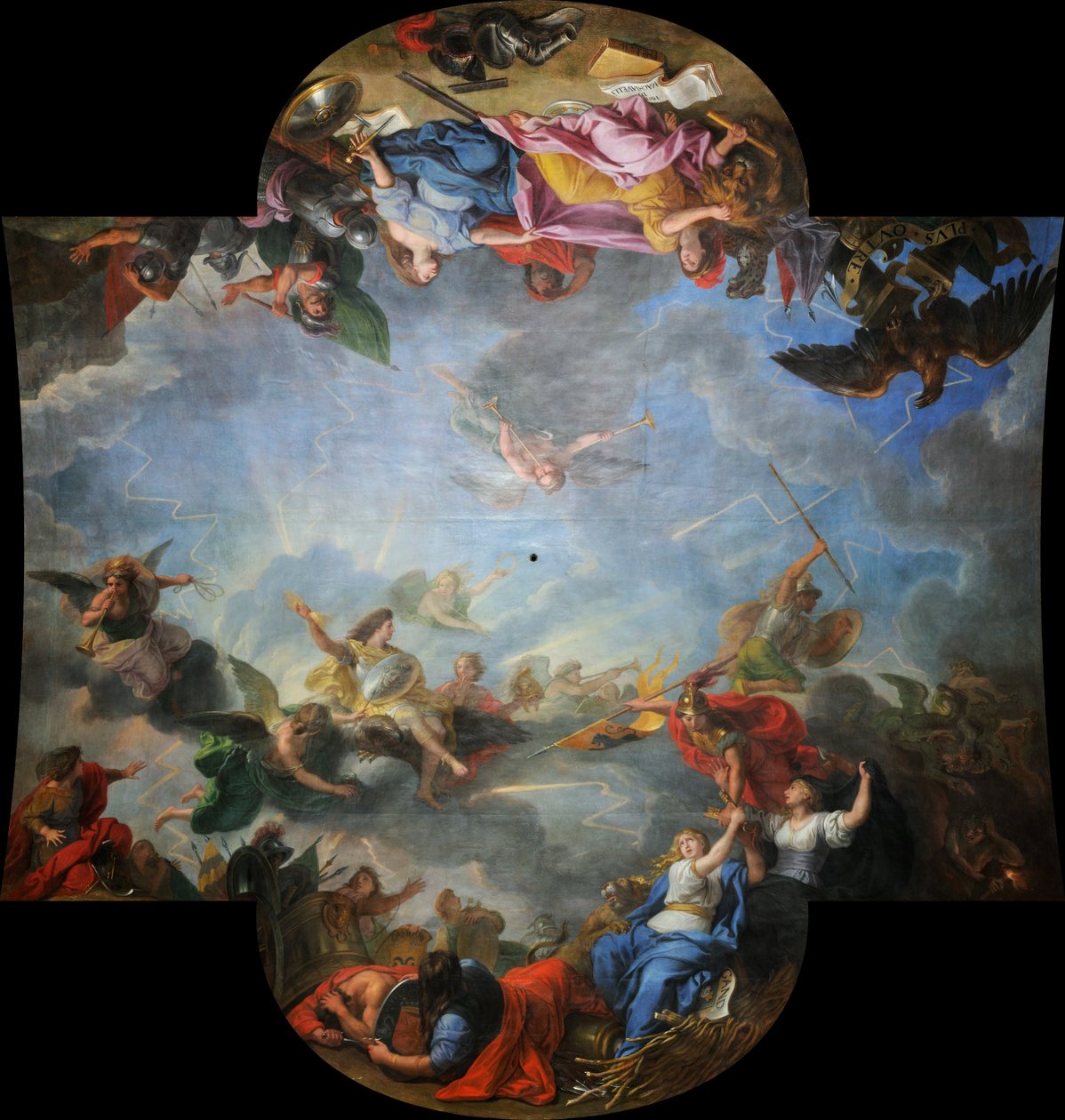 Zdobycie miasta i cytadeli Gandawy w sześć dni, 1678 autorstwa Charles Le Brun