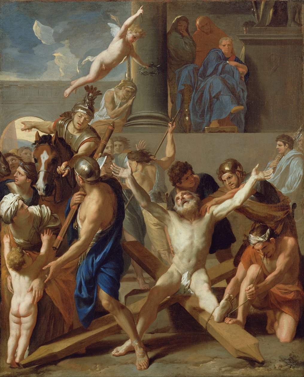 Męczeństwo św. Andrzeja autorstwa Charles Le Brun