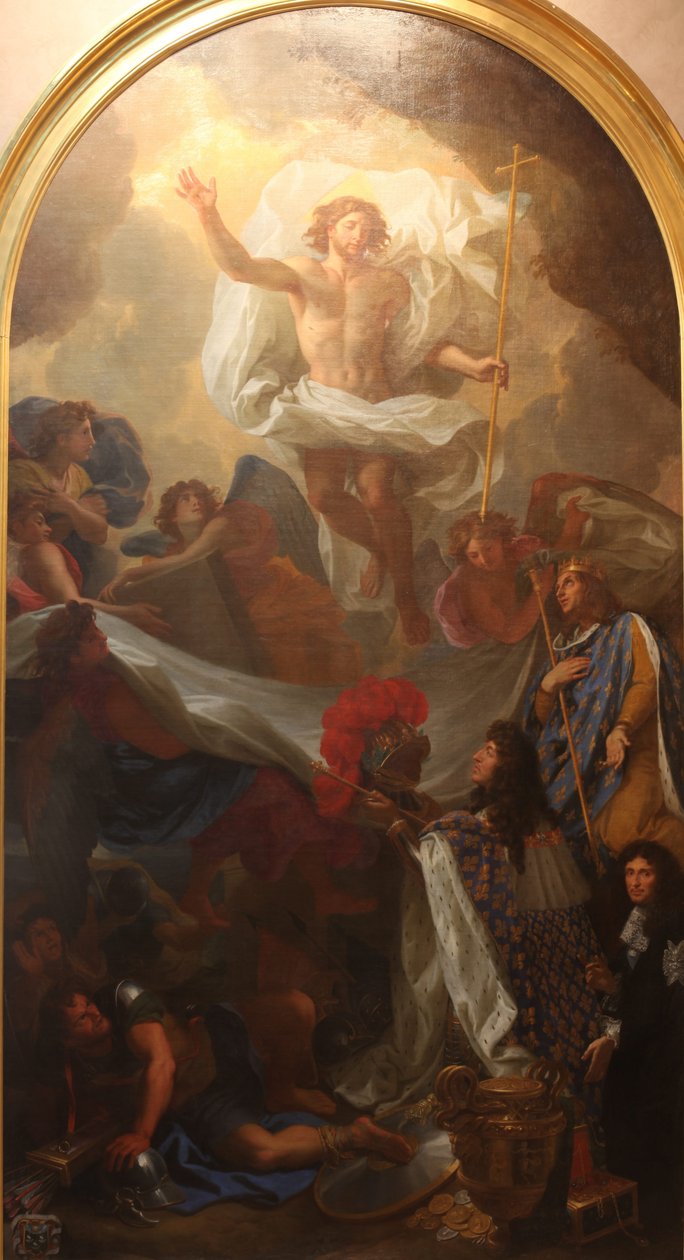 Zmartwychwstanie Jezusa Chrystusa autorstwa Charles Le Brun