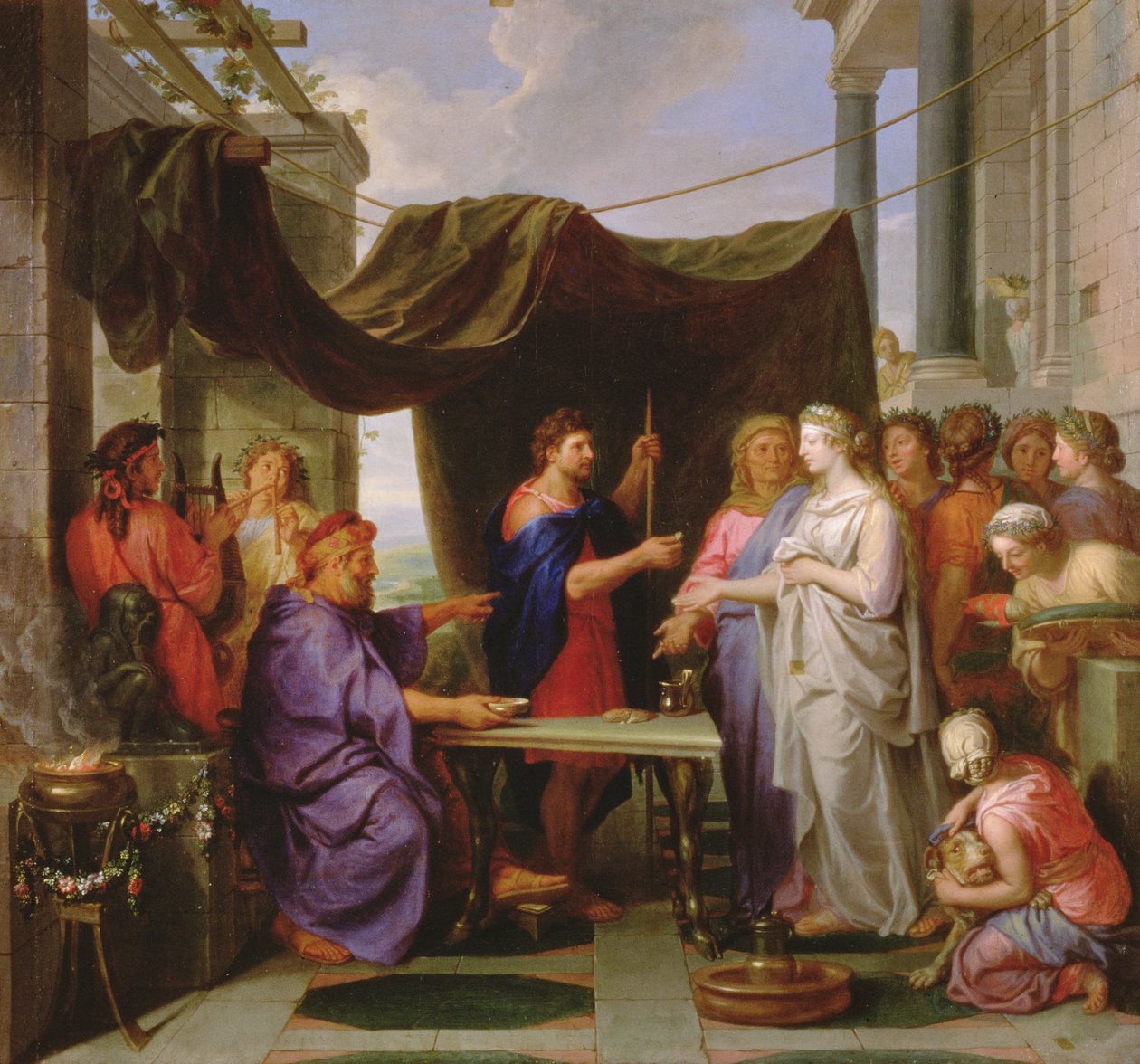 Ślub Mojżesza i Cyppory (para 78385) autorstwa Charles Le Brun