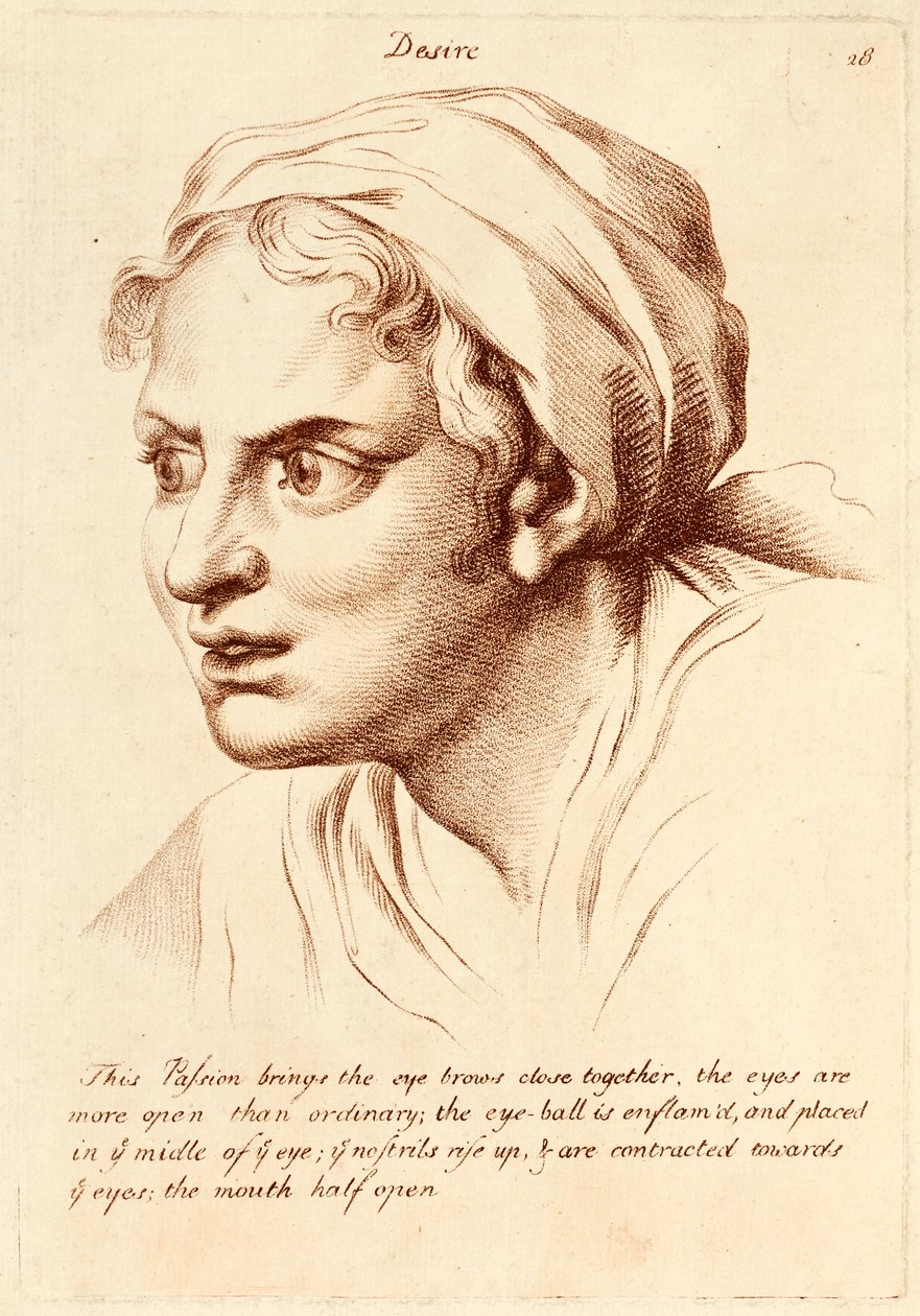 Pasja „Pragnienie” (grawerowanie) autorstwa Charles Le Brun