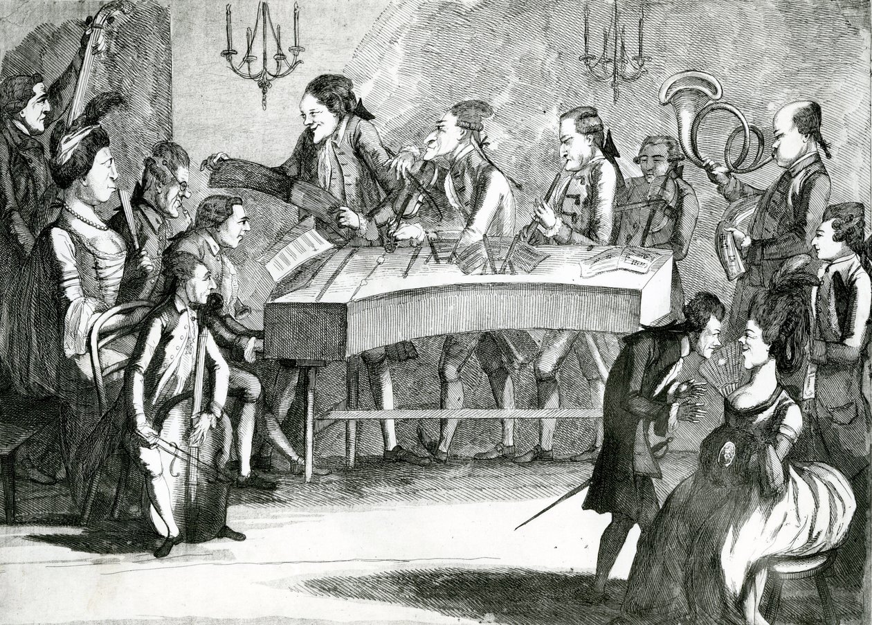 Koncert niedzielny, 1782 autorstwa Charles Loraine Smith