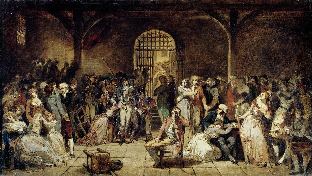 Wezwanie do ostatnich ofiar terroru, 7-9 Termidor, rok 2 (25-27 lipca 1794) ok. 1850 (patrz 127502 i 3) autorstwa Charles Louis Lucien Muller
