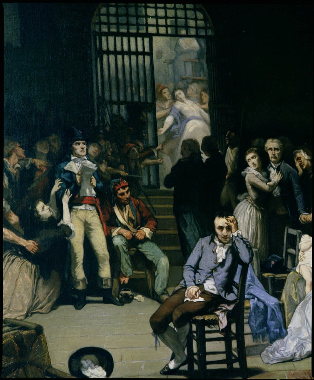 Zew ostatnich ofiar Terroru, 7-9 Termidor, rok 2 (25-27 lipca 1794), po 1850 r. (szczegóły patrz także 164363) autorstwa Charles Louis Lucien Muller