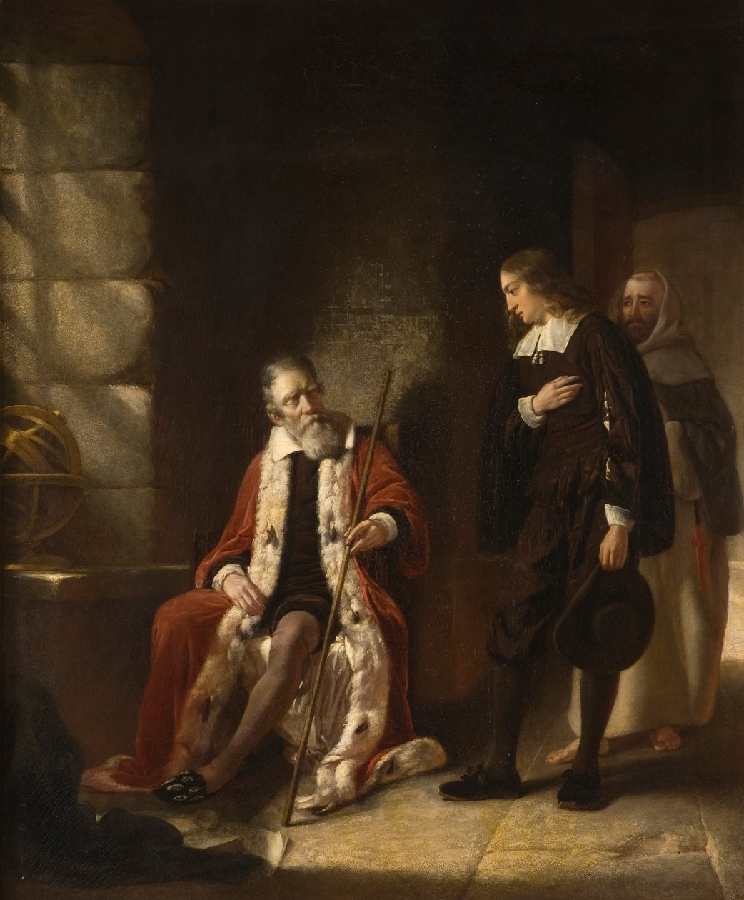 Rozmowa Miltona z Galileuszem autorstwa Charles Lucy