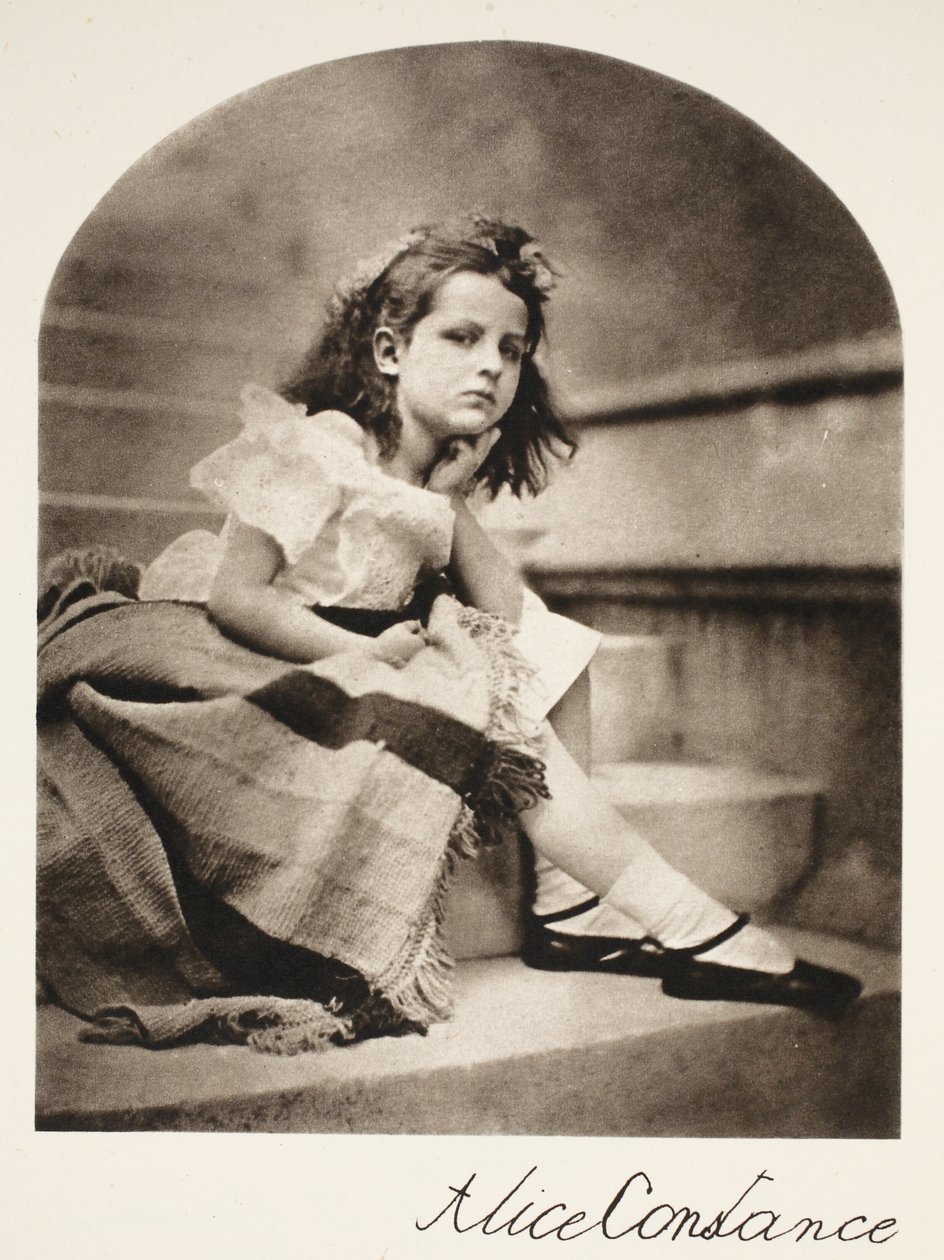 Alice Constance Westmacott, 9 lipca 1864 (zdjęcie w sepii) autorstwa Charles Lutwidge Dodgson