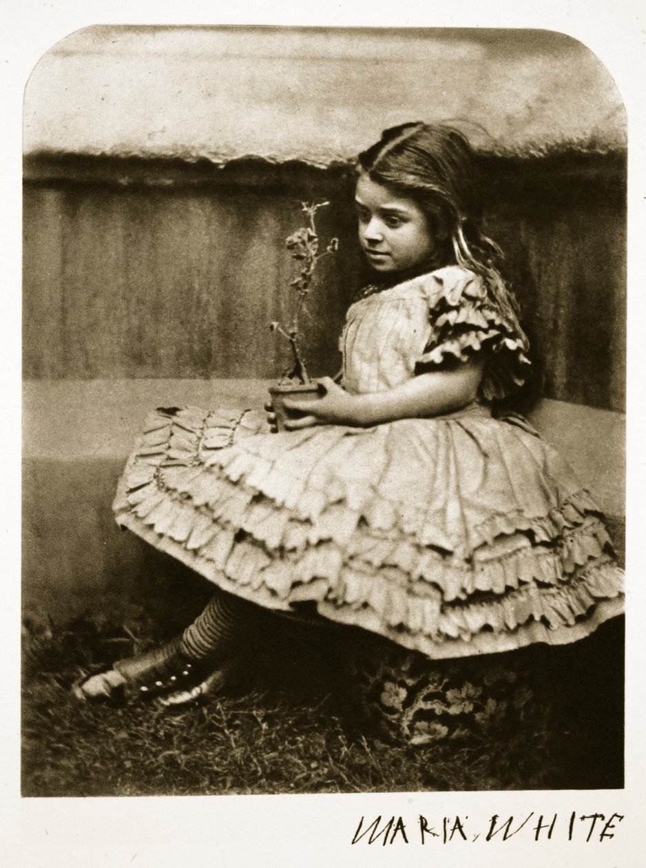 Maria White, 11 lipca 1864 (zdjęcie w sepii) autorstwa Charles Lutwidge Dodgson