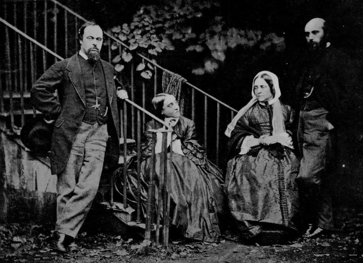 Portret rodziny Rossetti, 1864 autorstwa Charles Lutwidge Dodgson