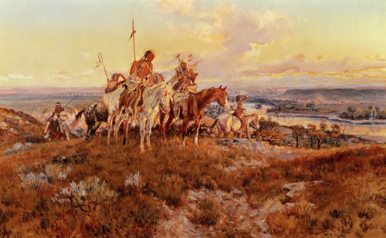 Wagony autorstwa Charles Marion Russell
