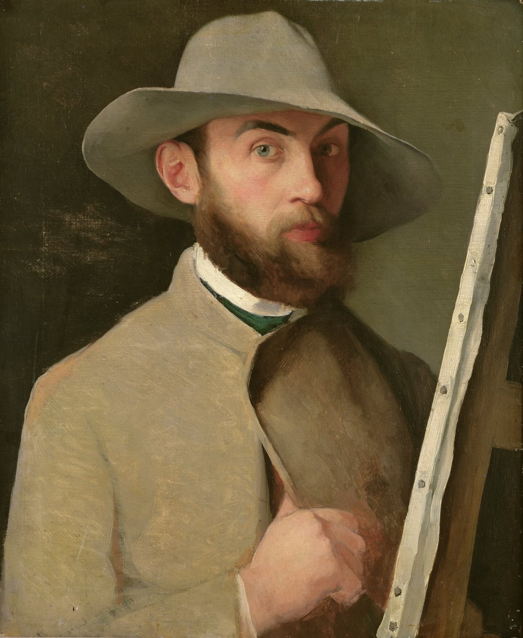 Autoportret, ok. 1890 autorstwa Charles Maurin