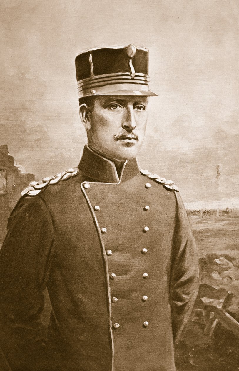 Albert I Król Belgów, 1914-19 autorstwa Charles Mills Sheldon