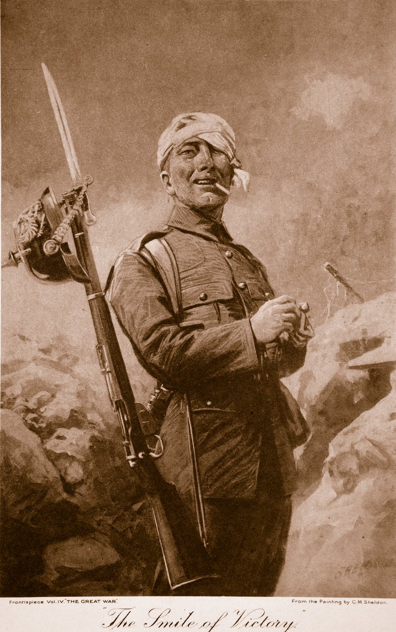 Uśmiech zwycięstwa, 1914-19 autorstwa Charles Mills Sheldon