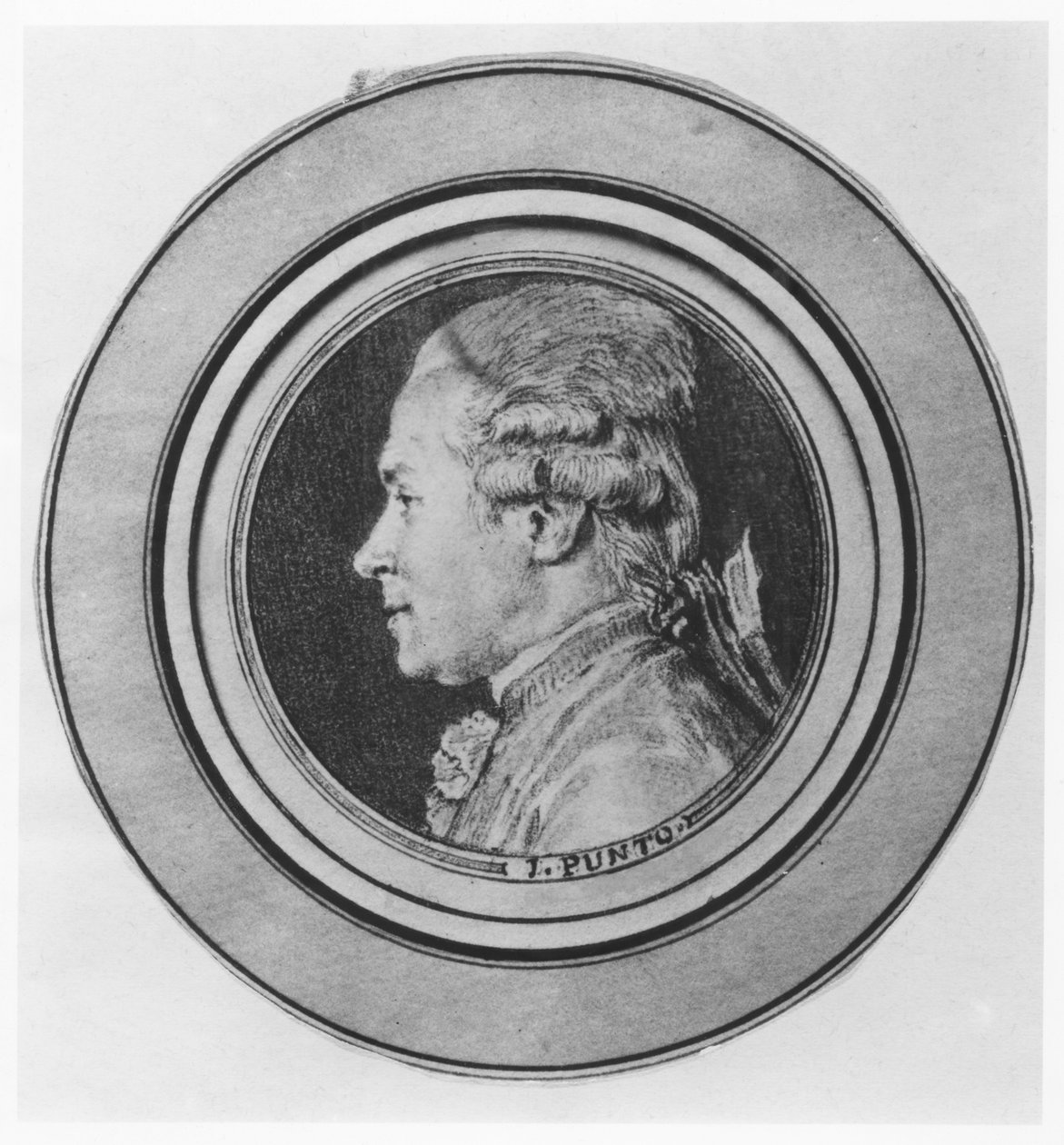 Portret Giovanniego Punto autorstwa Charles Nicolas II Cochin