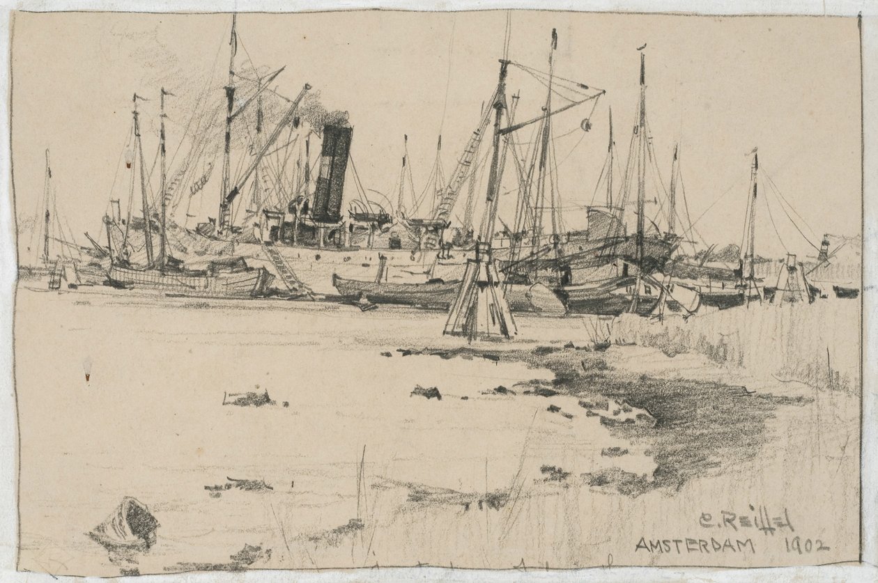 Amsterdam, 1902 (grafit na papierze) autorstwa Charles P. Reiffel