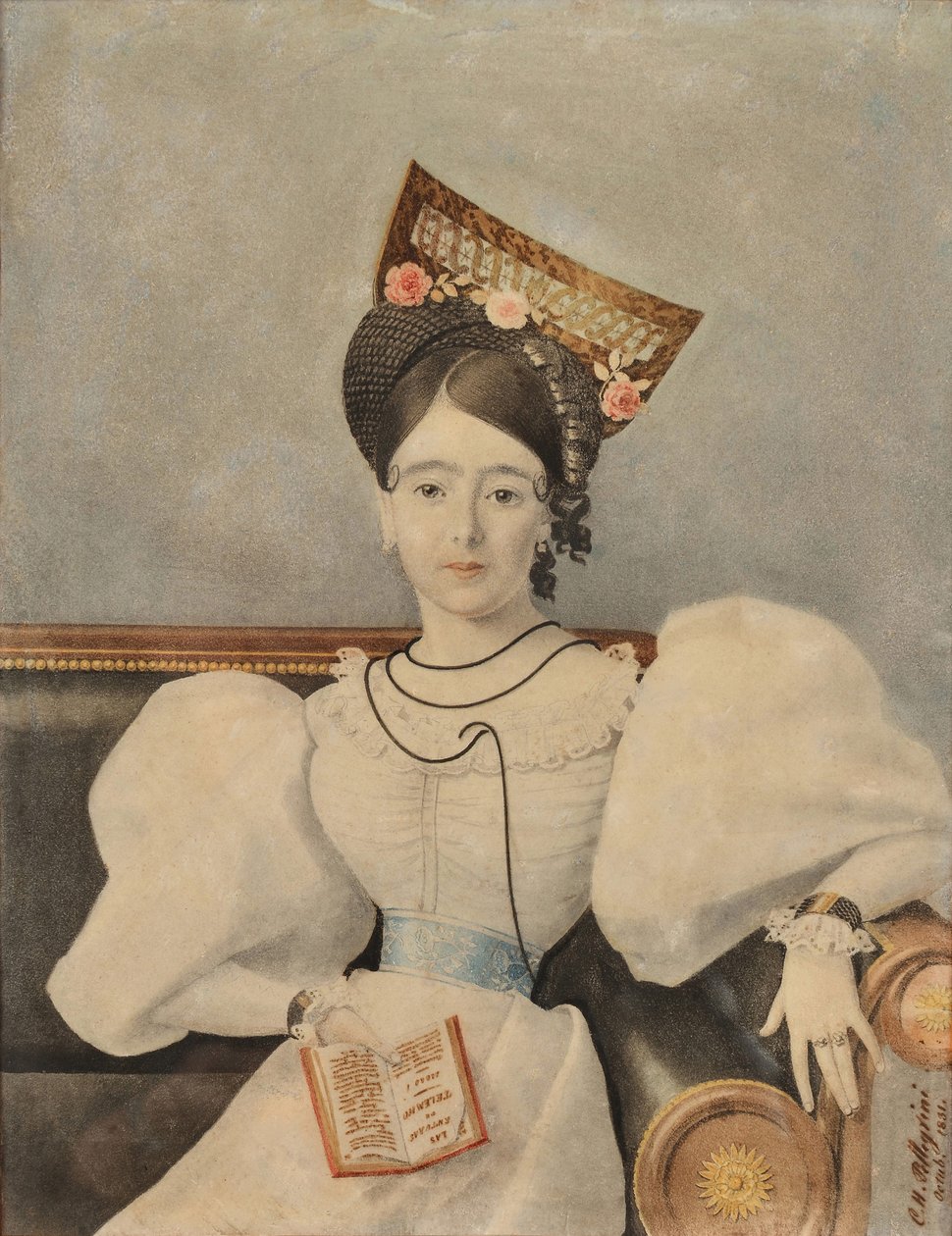 Pani Lucia Carranza – RodrÍguez Orey autorstwa Charles Pellegrini