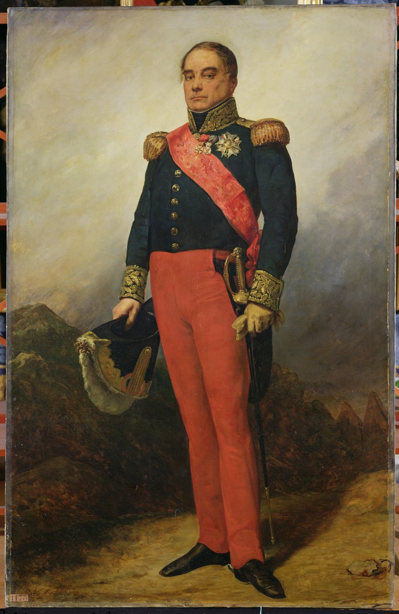 Жорж Моутон (1770-1838) Лобау гүн, 1835 онд autorstwa Charles Philippe Lariviere