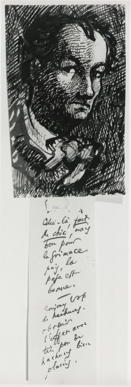 Autoportret, autorstwa Charles Pierre Baudelaire