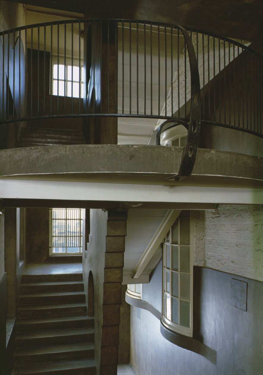 Widok na Schody Wschodnie, zbudowane w latach 1897-99 autorstwa Charles Rennie Mackintosh