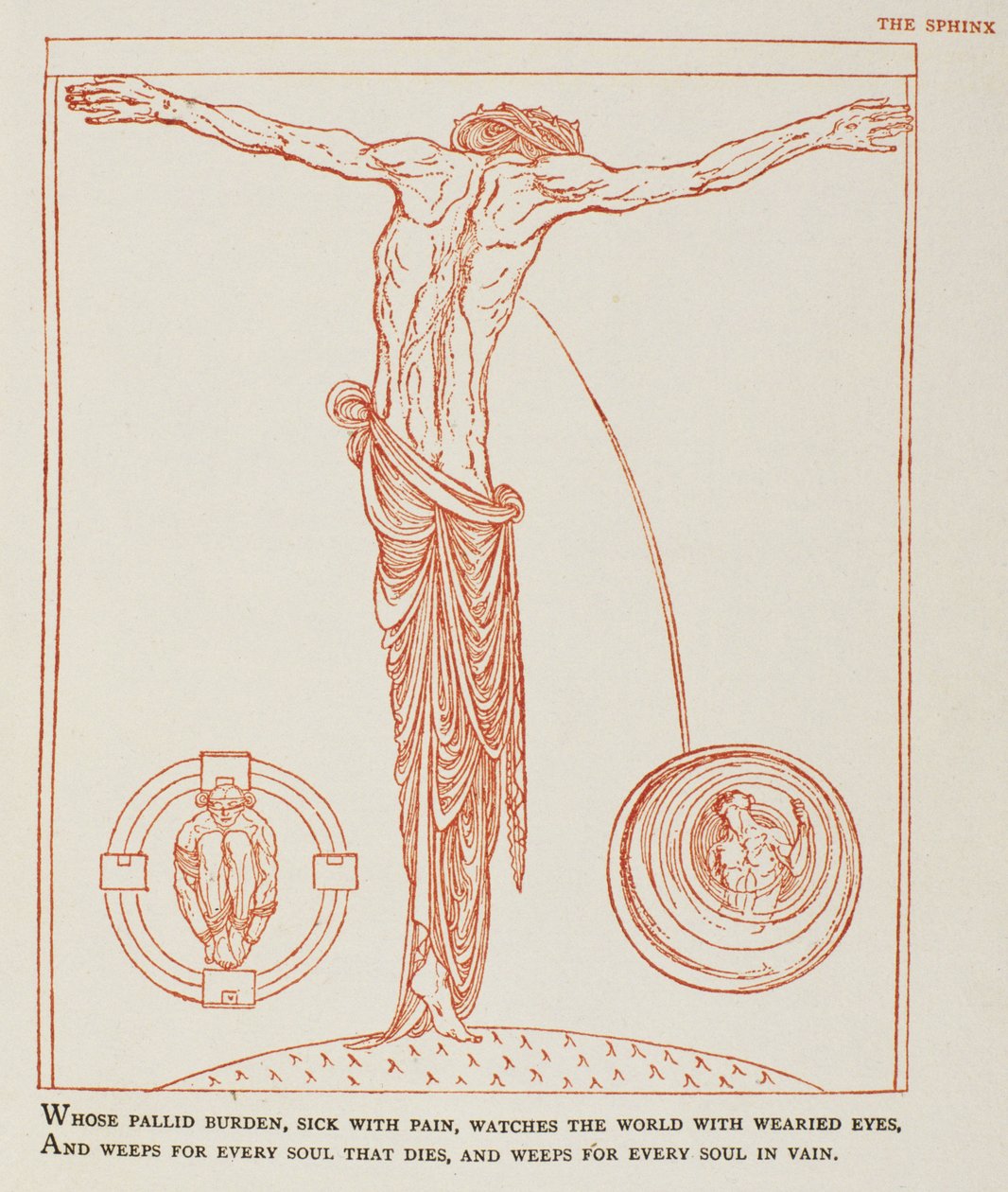 Ilustracja do "Sfinksa bez tajemnicy" Oscara Wilde