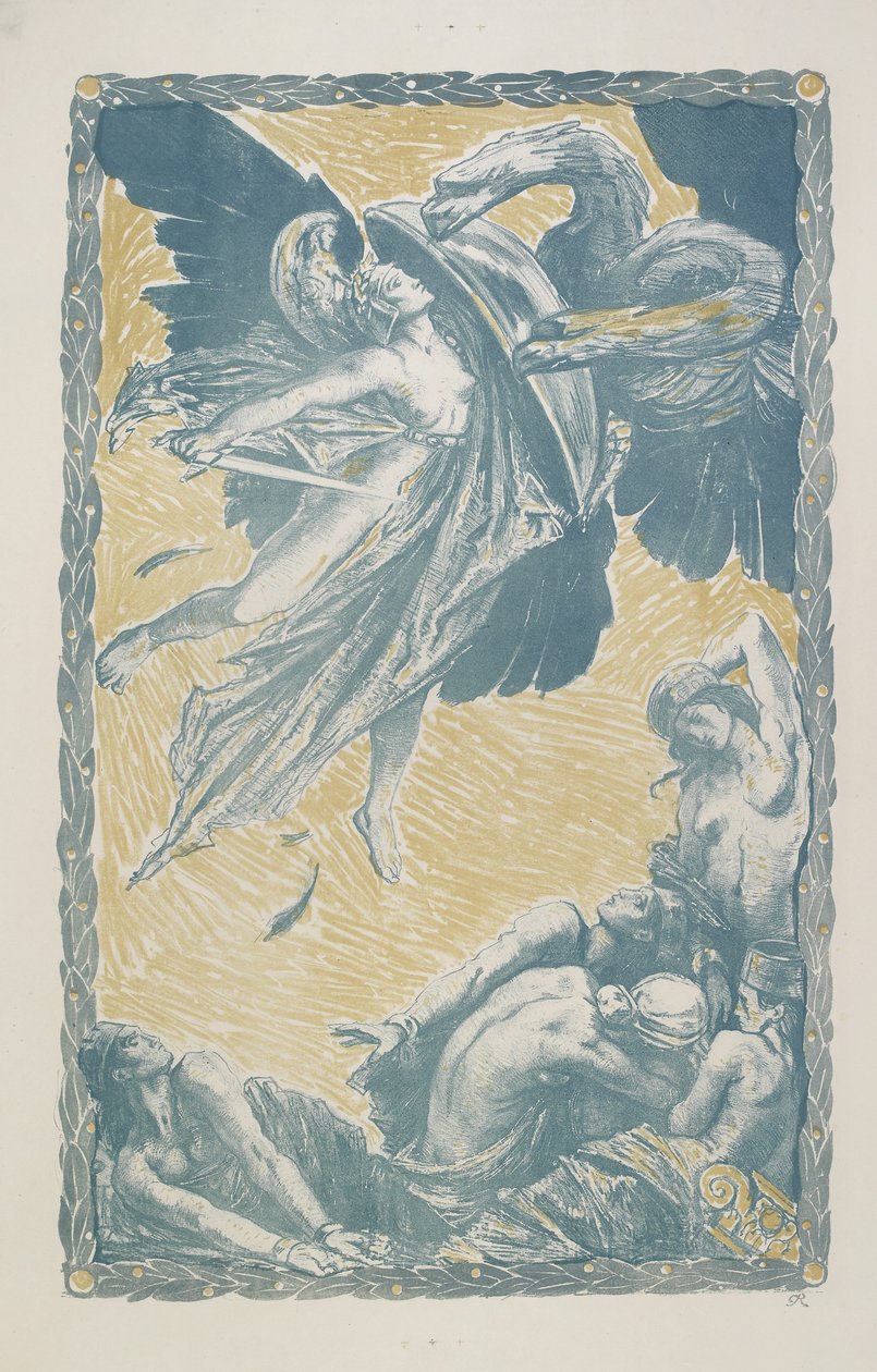"Italia Redenta", 1917 (litografia) autorstwa Charles Ricketts